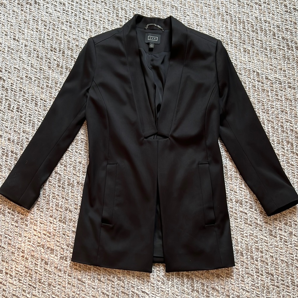 AYR black tuxedo jacket